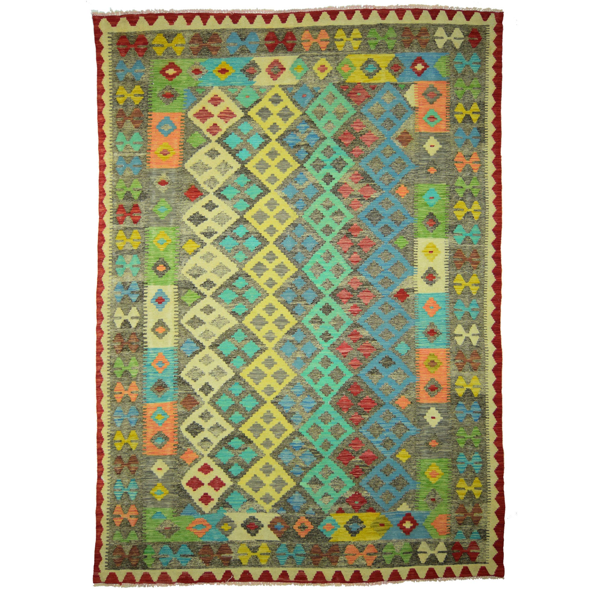 Kilims :: Kilim Afghan 300 x 193 cm Old Style Kilim - Persian Rug ...